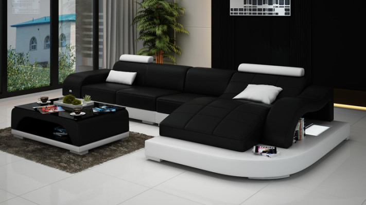 Divano ad angolo divano imbottito insieme angolare divano paesaggio abitativo divano ad angolo design PHM3375