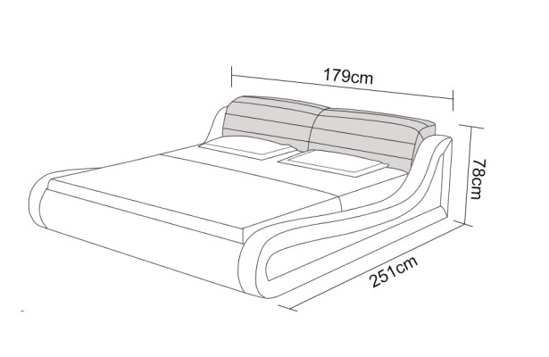 Letto in pelle con USB, letti imbottiti di lusso matrimoniali in hotel matrimonia, grandi 140/160/180 cm