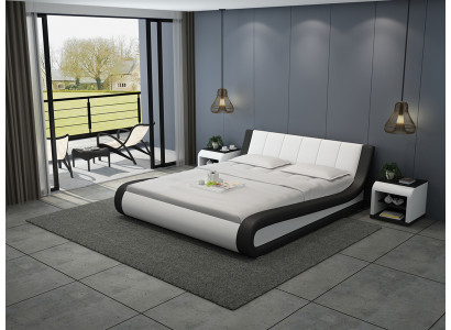 Design del letto in pelle Letto imbottito Letti di lusso Matrimoniale di hotel Matrimoniale Grande 140/160/180 cm
