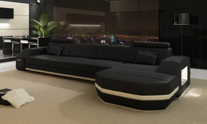 Design divano ad angolo divano imbottito Divano da angolo in pelle angolo Living PH300