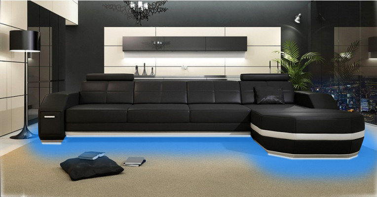 Design divano ad angolo divano imbottito Divano da angolo in pelle angolo Living PH300