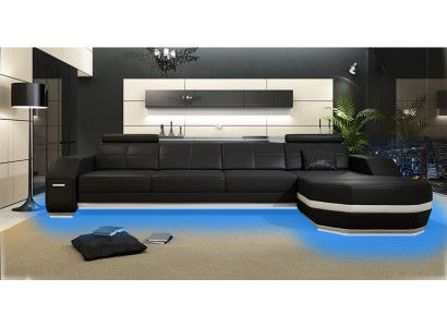 Design divano ad angolo divano imbottito Divano da angolo in pelle angolo Living PH300