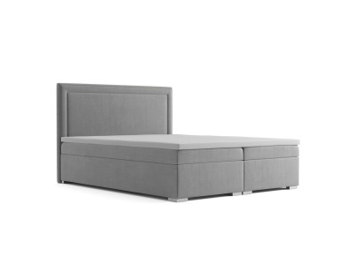 Letto boxspring di design per hotel, letti matrimoniali di lusso con funzione di contenitore in velluto nuovo.