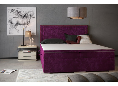 Letto a molle a scatola Hotel Letto doppio Letti di lusso Imbottiti 90/100/120/160/180x200cm