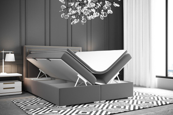 Letto a molle a scatola Hotel Letto doppio Letti di lusso Imbottiti 90/100/120/160/180x200cm