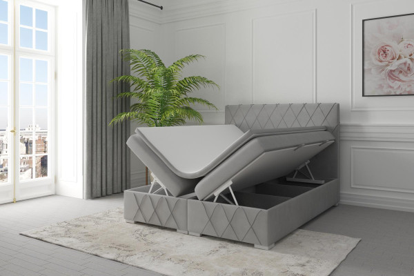 Doppio letto set completo con materasso a molle, topper per letti funzionali da hotel.