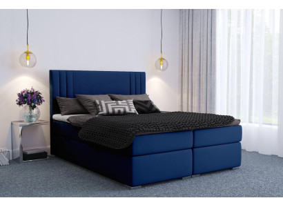 Letti boxspring moderni per hotel Double Lusso Letto Rivestito Contenitore Funzione Tessuto