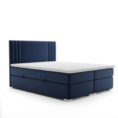 Letti boxspring moderni per hotel Double Lusso Letto Rivestito Contenitore Funzione Tessuto