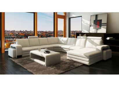 Tavolo in pelle Tavolino da salotto Imbottito Nuovo Tavolino Tavoli 132x70x45