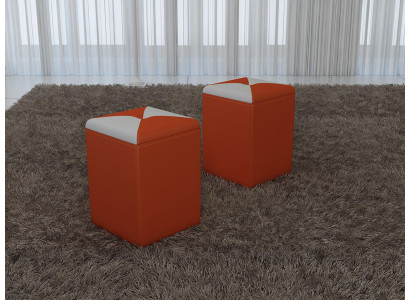 Design Pouf Poggiapiedi Pouf Ottomana Sedia Chaise Imbottita FT006