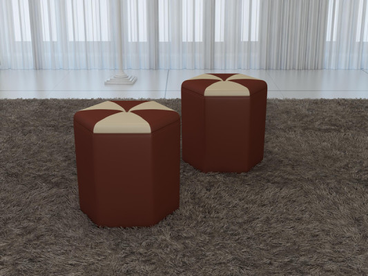 Design Pouf Poggiapiedi Pouf Ottomana Sedile Imbottito Pufa FT007