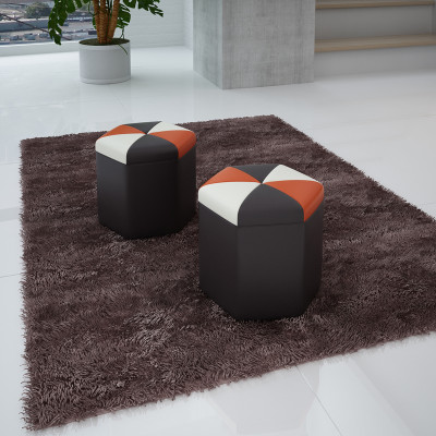 Design pouf poggiapiedi pouf otomana seduta chaise imbottito FT004