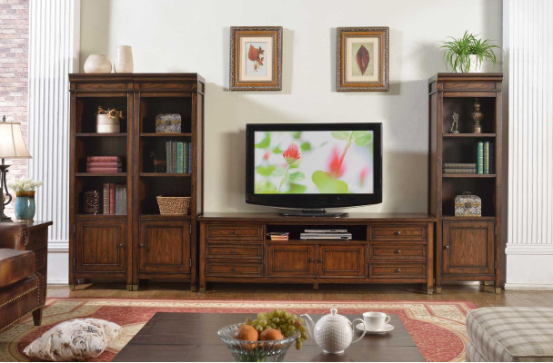 Set soggiorno: mensola da parete, comò, credenza, pareti attrezzate, 3x vetrina, design, 4 pezzi, nuovo.