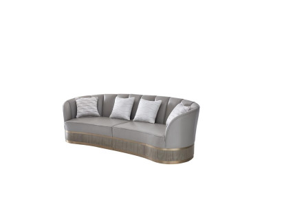 XXL grande divano a quattro posti lounge club 270 cm mobili italiani nuovi