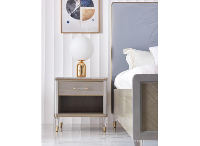 Letto di lusso camera da letto mobili 2x comodini Set letti mobili dell'hotel di Dubai