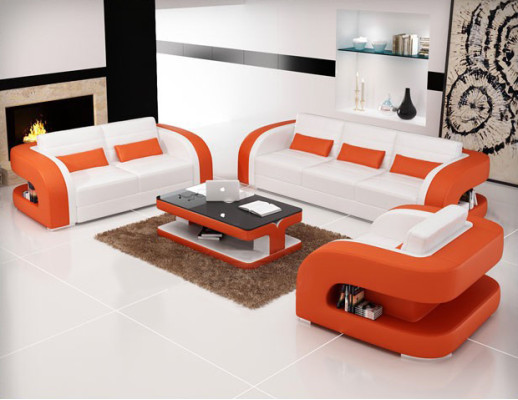 3 + 2 + 1 set di divani in pelle divano divani divano divani design salotto Bergamo