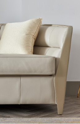 Divano XXL grande a quattro posti lounge club sofà 241 cm mobili di lusso italiani