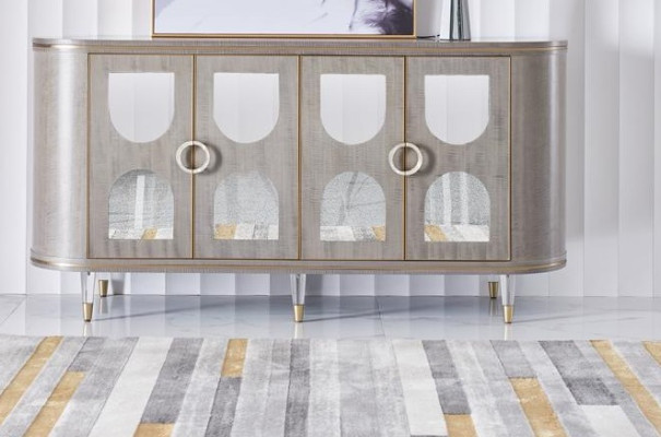 Mobili armadio di lusso Dubai hotel arredamento cassettone cassettiere sideboard.