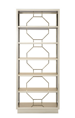 Parete divisoria a scaffale Scaffali Madia Vetrina Acciaio legno Arredamento di lusso Mobili