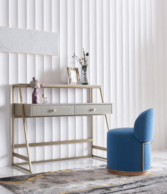 Tavolo da toeletta + sedia Tavolo da toeletta Tavolo cosmetico Specchio Cassettiera