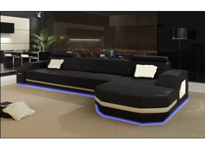 Elegante divano angolare nero a L Mobili eleganti per la tua casa