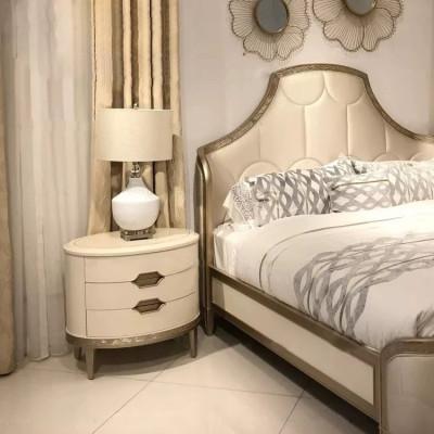Tavolo notturno Console vicino al letto Design camera da letto Legno Tavoli Console