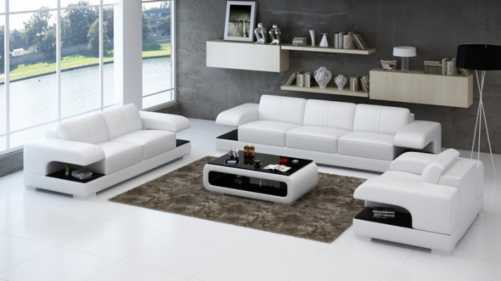Divano in pelle divano angolare set di design moderno divano 3+2+1 G8028D