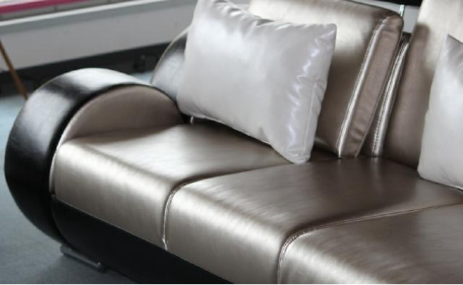 Elegante divano d'angolo di design Berlin II in pelle divano angolare divano.