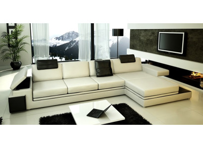 Comforto nella perfezione Il bellissimo divano angolare per il tuo soggiorno moderno