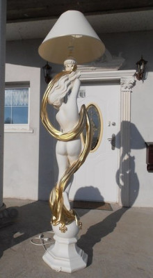 Lampada da pavimento in piedi Lampada Lampade Luci Design Figura Scultura 200cm Nuova