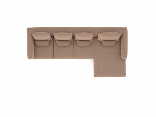 Divano angolare imbottito di design Nuovo Set divano ad angolo L Forma salotto