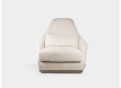 Mobili imbottiti bianchi Poltrona di lusso Sedile Mobili da seduta Soggiorno Design moderno
