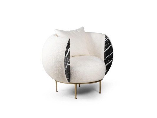 Design poltrona soggiorno Divano di lusso Nuovo tappezzeria Moderna Tessuto Nuovi mobili imbottiti