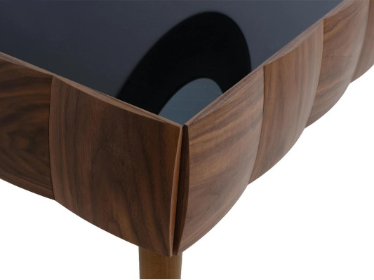 Console mobile moderna in legno con specchio tavolo da consolle lussuoso soggiorno