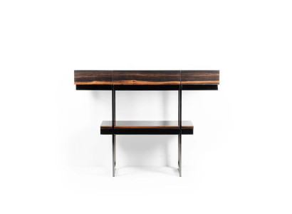 Tavolino consolle design in legno per soggiorno, moderno, nuovo.