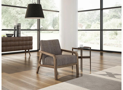 Design moderno poltrona imbottita sedile tessuto soggiorno Mobili imbottiti moderni