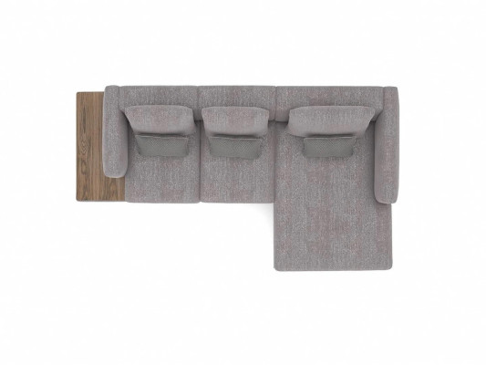 Soggiorno set divano angolare moderno a L grigio designer divano imbottito