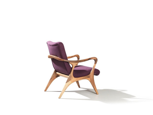 Design sedie viola poltrona divano sedile soggiorno legno moderno imbottitura tessuto