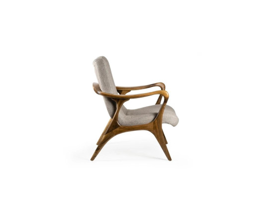 Poltrona soggiorno divano seduta moderna design in legno tessuto nuova poltrona imbottita