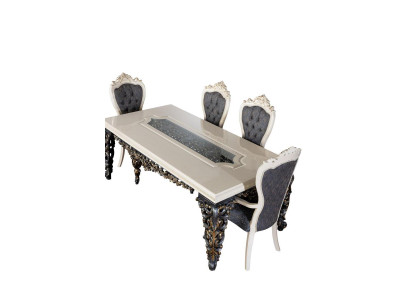 Classico poltrona Chesterfield da trono, sedia da pranzo di design lusso, singolo_posto.