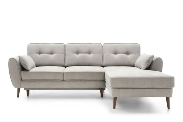 Sofà design divano a L a forma di mobili funzioni tessuto in pelle letto divano letto
