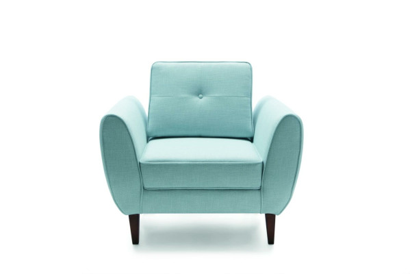 Design divano Chesterfield in stoffa poltrona poltrona da salotto 1 posto divani imbottiti lounge club