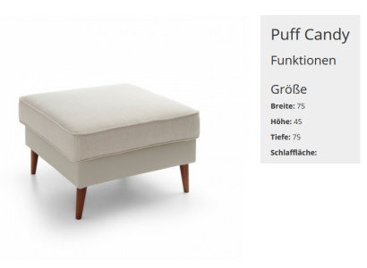 XXL Club Poggiapiedi Lounge Sgabello Ottomano Puffo in Pelle Tessuto Decorativo