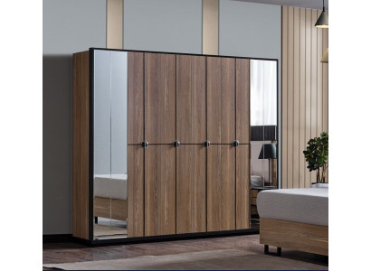 Armadio Armadietto Design Legno 246 cm Moderno Mobili Nuovi