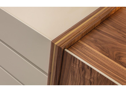 Contenitore armadio lucido mobile legno di lusso comò credenza con specchio di lusso nuovo