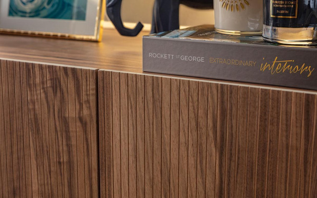 Contenitore armadio lucido mobile legno di lusso comò credenza con specchio di lusso nuovo