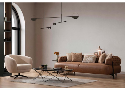 Sofà set 3+1 posti poltrona Moderno Set di poltrone Rilassanti Mobili Nuovi di lusso