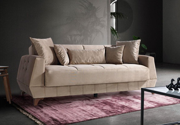 Sofà set 3+2+1+1 Posti Seduta Divano Set completo Poltrona relax 4 pz.