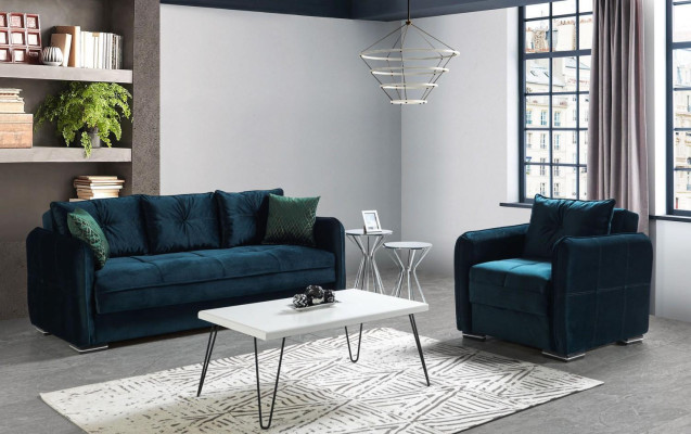 Divano 3+1 poltrona moderna con poltrona Relax Mobili di lusso