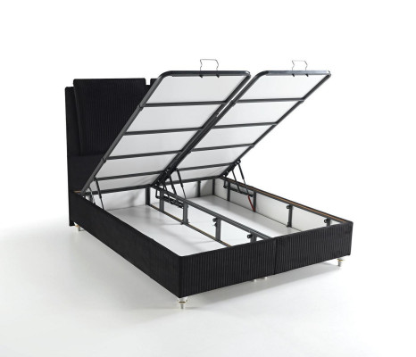 Design del letto Letti di lusso Boxspring Imbottito Camera da letto Mobili Moderno Lusso